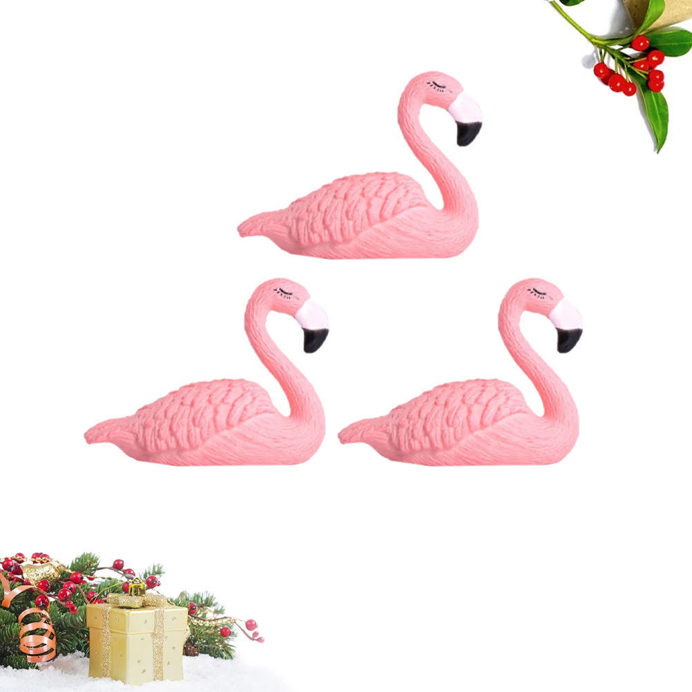 

3pcs Pink Flamingo Art Display Stand Premium Manicure Practice Rack Lovely Tip Tray Flamingo Shaped Nail Training Tools For
