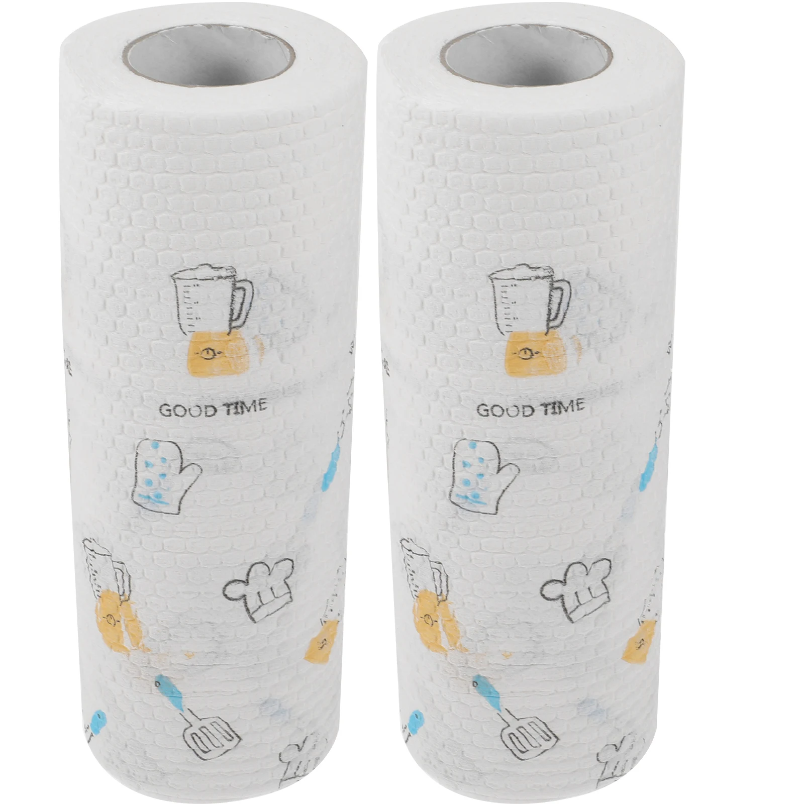 

2pcs Washable Kitchen Towel Disposable Dish Cloths Microfiber Cleaning Rag Tableware Dual Use Cloth Dry Quickly High Grade