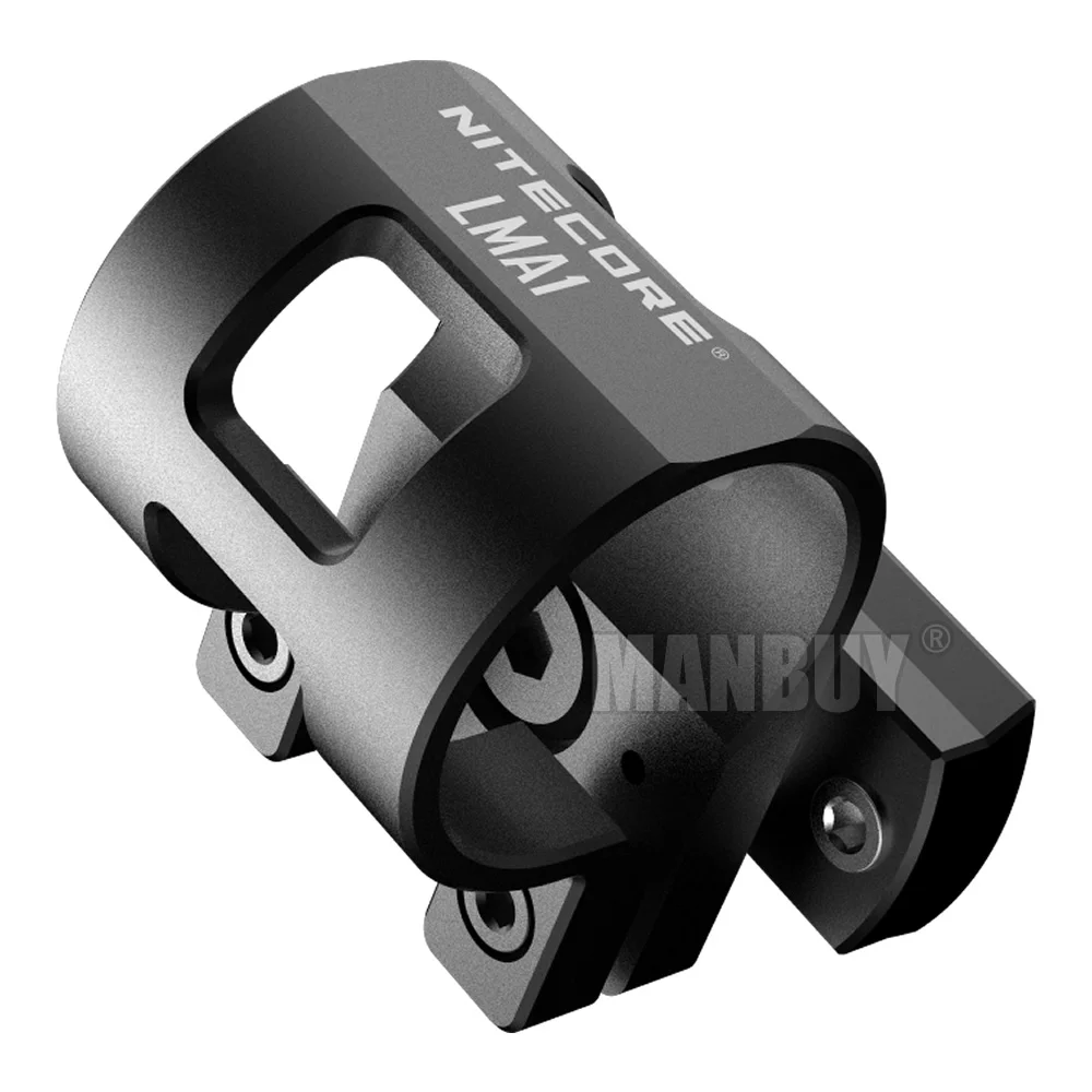 nitecore rotary lanterna capacete mount acessorios de liga de aluminio 254 mm tocha mt10c p05 p10gt p12gts mh10 ec11 mt21c 01