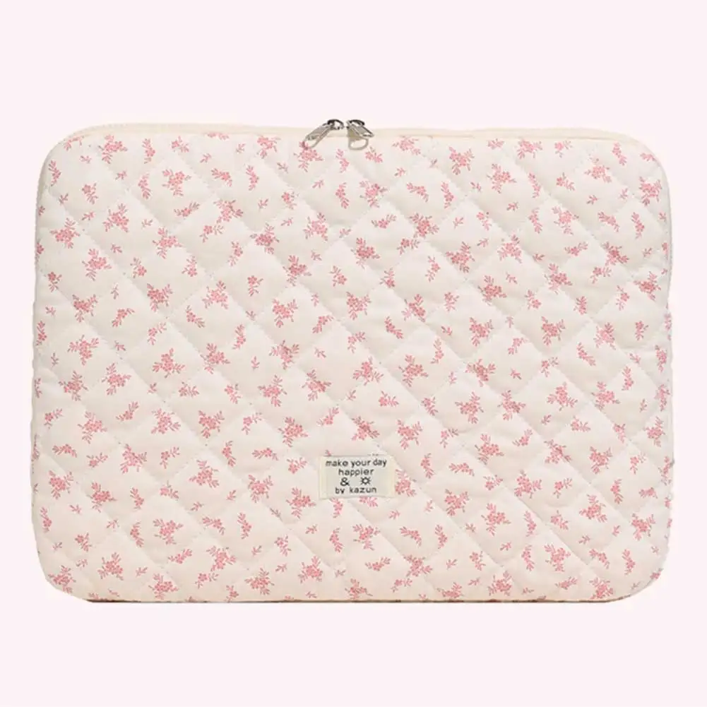 مابل ليف وسادة ناعمة حقيبة كمبيوتر لوحي التطريز منتفخ حالة وقائية للصدمات لطيف مبطن كمبيوتر محمول تخفيف العمل حقيبة الدراسة #1