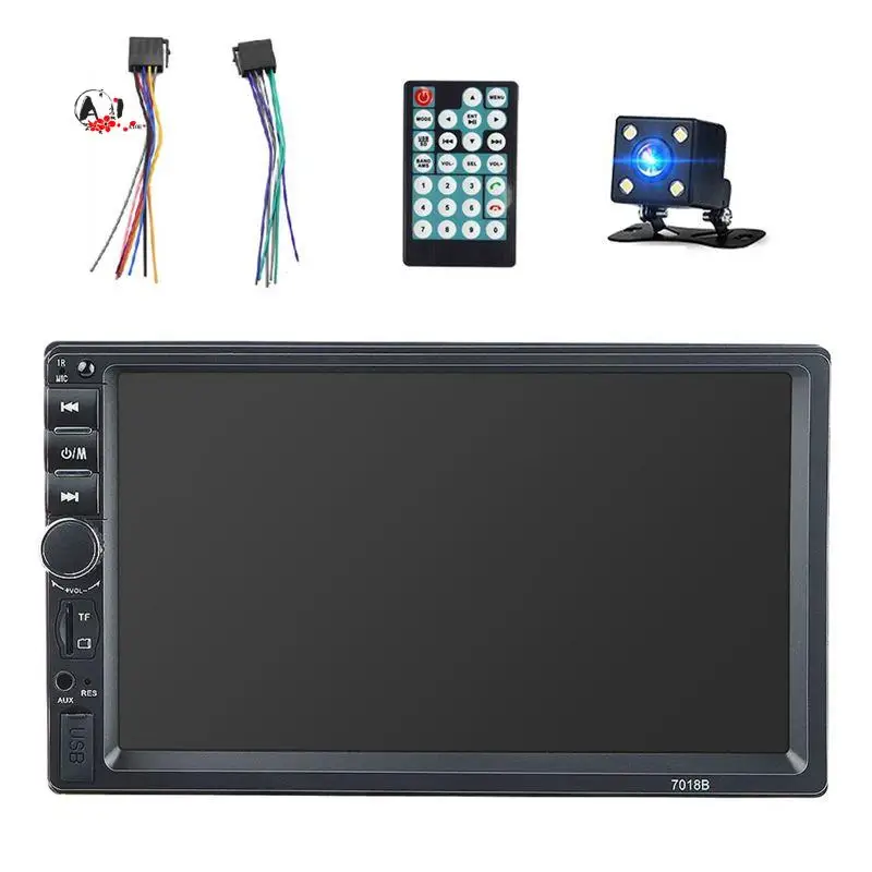 A10E-Universal 7Inch 2 Din Car Radio Recorder Player Touch Screen Stereo Player With Camera 7018B