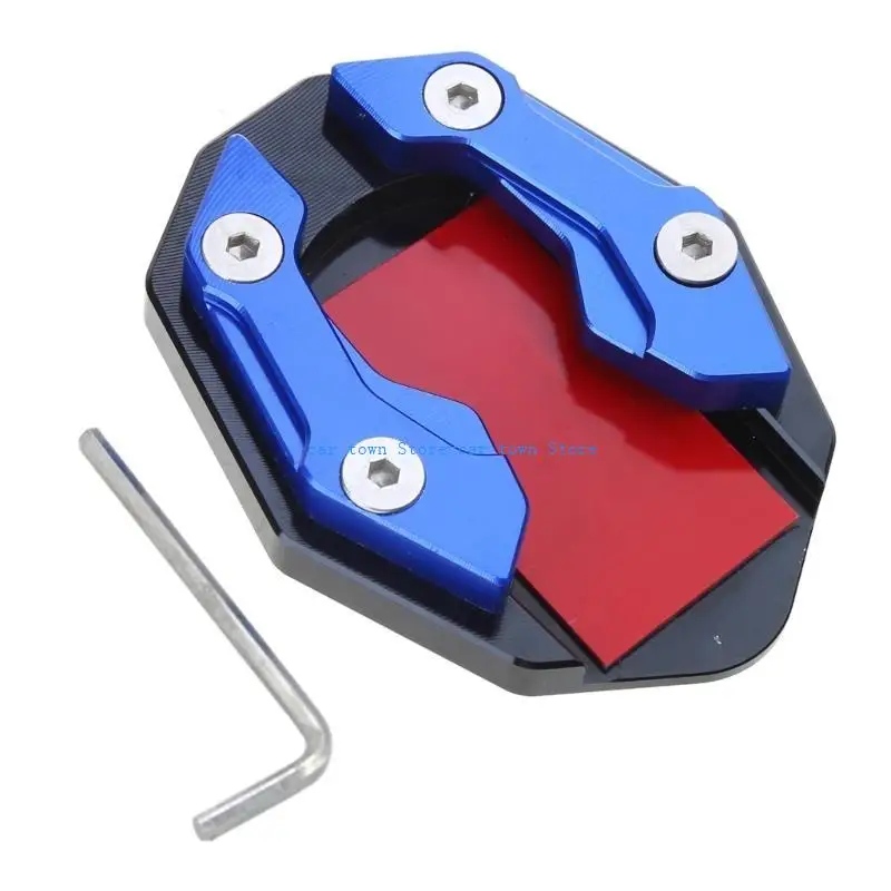 RXJE BIKE KICKSTAND Extender Foot Side Stand Stand Extension Pad Pad Pad Pad Scootor Scootor Motorcycle Exclued for PCX150