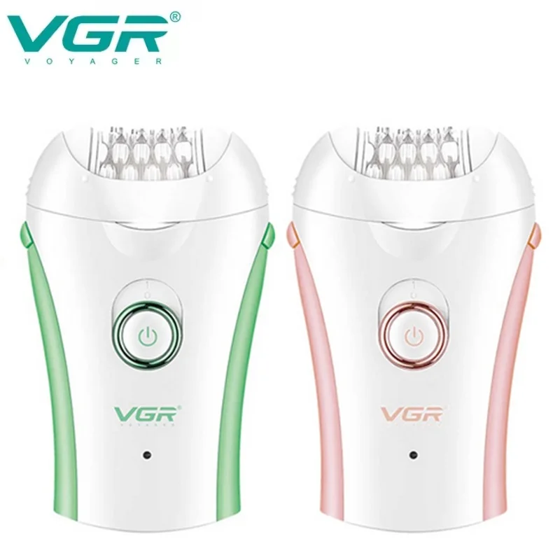 VGR Permanent Women Epilator Rechargeable Electric Epilator For Face Body Hair Remover Leg Bikini Hair Removal Machine