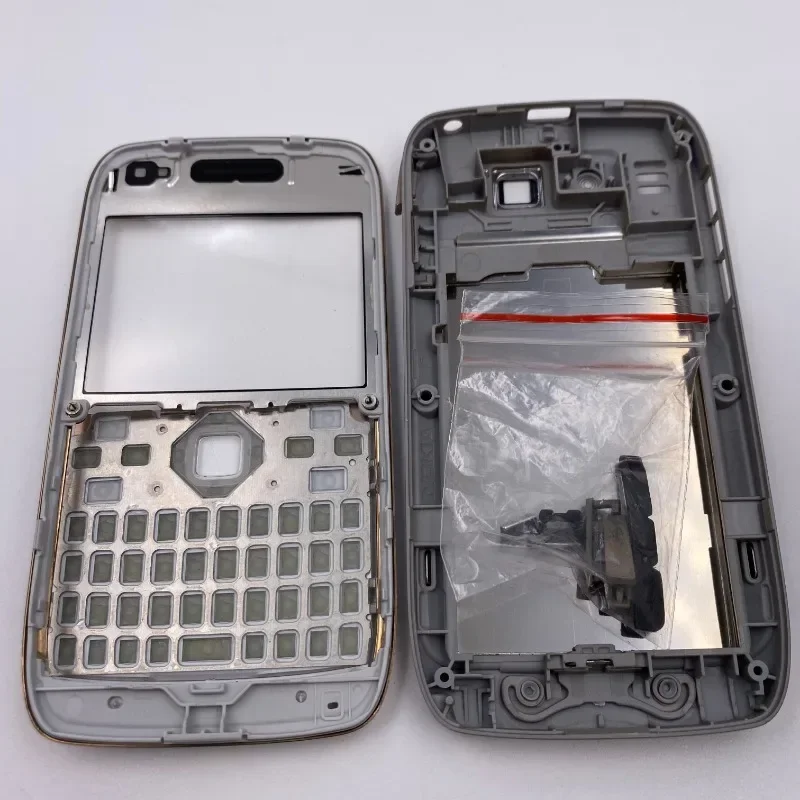 Housing Front Faceplate Frame Cover Case+Back Cover/battery Door Cover+Keypad for Nokia E72