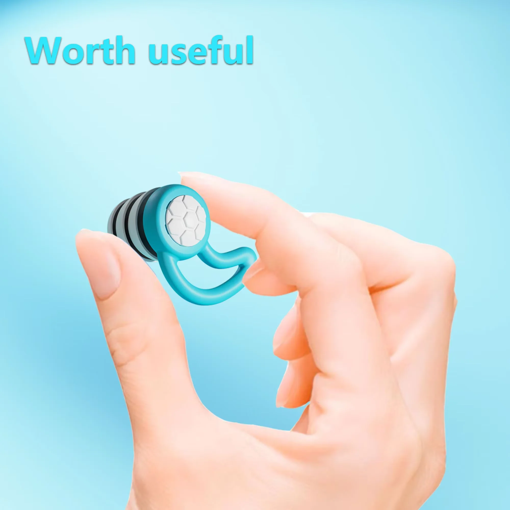 

HUAK 3 Layers High Fidelity Silicone Earplugs for Concerts Musicians Motorcycles Noise Sensitivity Conditions and More