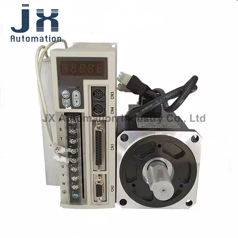 Original New 3000RPM 220V 0.4KW AC Servo Motor Drive Kits JSMA-SC04ABK+JSDAP-15A with 5m cables