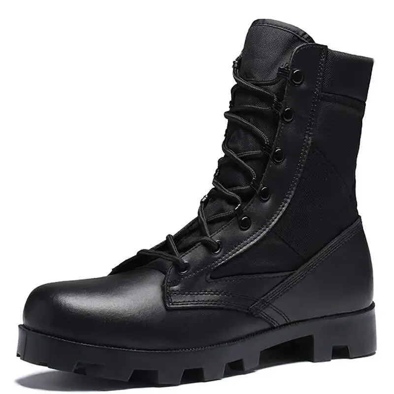 New Ultralight Men Army Hight Cut Military Shoes leather Tactical Ankle Jungle Outdoor Shoes Plus Boots bota masculina for men