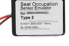 Sensor de Ocupación de Asiento Tipo 2, Emulador SRS para Mercedes, para MB Tipo 2, para E W211, SL W230, SLK W171