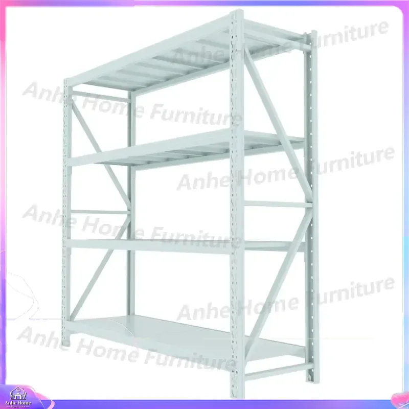 Heavy Duty Warehouse Storage Racks Industrial Metal Shelving Unit Adjustable Steel Pallet Rack for Garage Home Organization