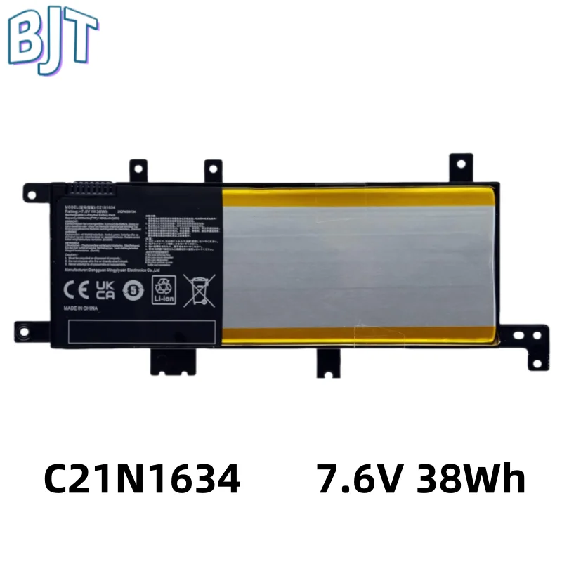 

7.6V 38Wh C21N1634 Laptop Battery for ASUS A580U X580U X580B A542U R542U R542UR X542U V587U FL5900L FL8000U Notebook