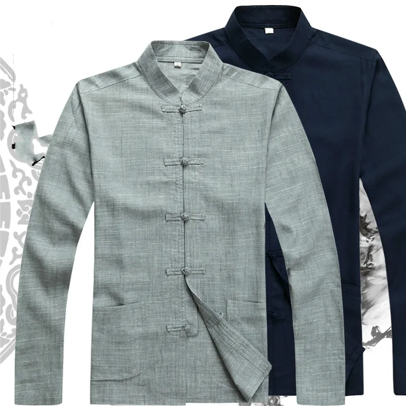 Традиционная китайская одежда для мужчин кунг-фу одежда Чонсам Шанхай Тан костюм кунг-фу магазин Мужская винтажная Мужская рубашки в восточном стиле Традиционная китайская одежда для мужчин кунг-фу одежда Чонсам Шанхай Тан костюм кунг-фу магазин Мужская винтажная Мужская рубашки в восточном стиле