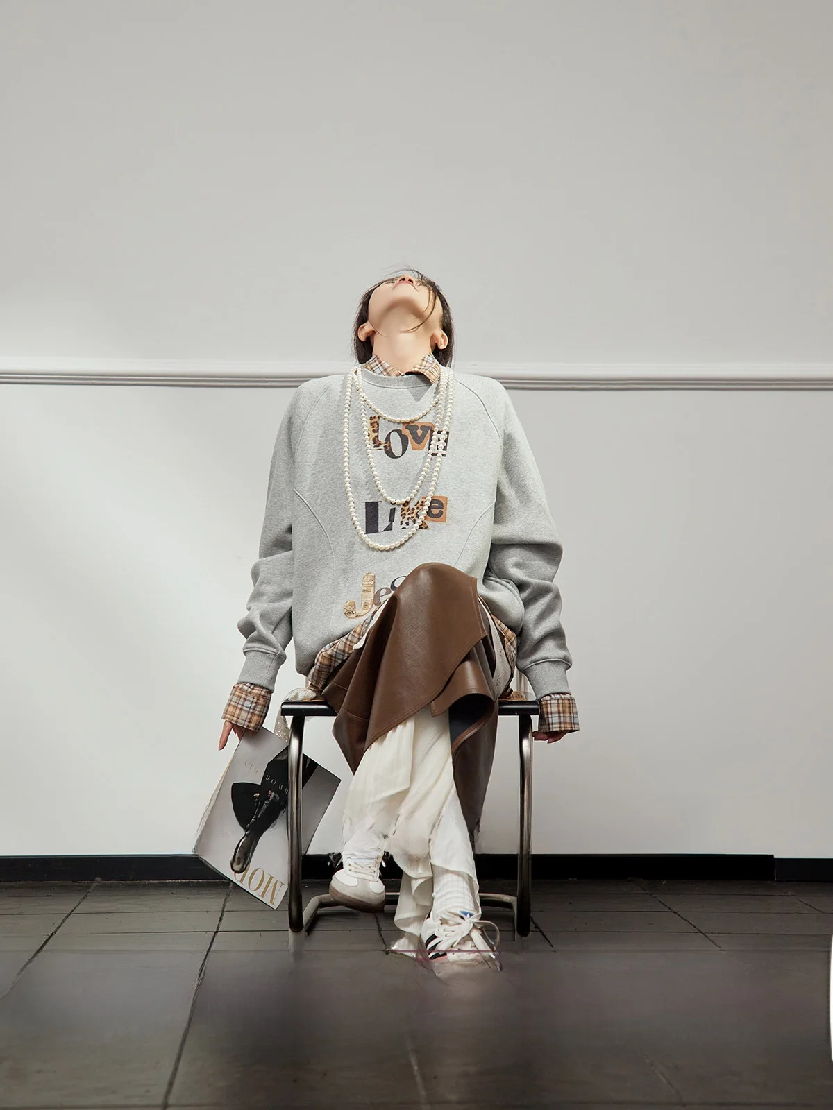 

Женская толстовка-худи Uncle Brand с круглым вырезом и длинными рукавами, свободного кроя, для повседневной носки, премиум-класса