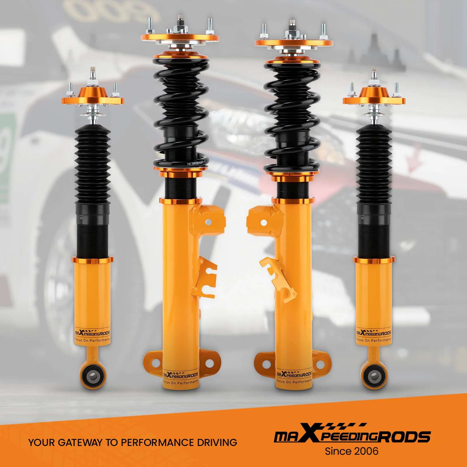 24 Ways Coilovers Damper Kits Height For BMW 3 Convertible (E36) 318i,320i,323i,325i,328i (03/1993-04/1999) Shock Absorber