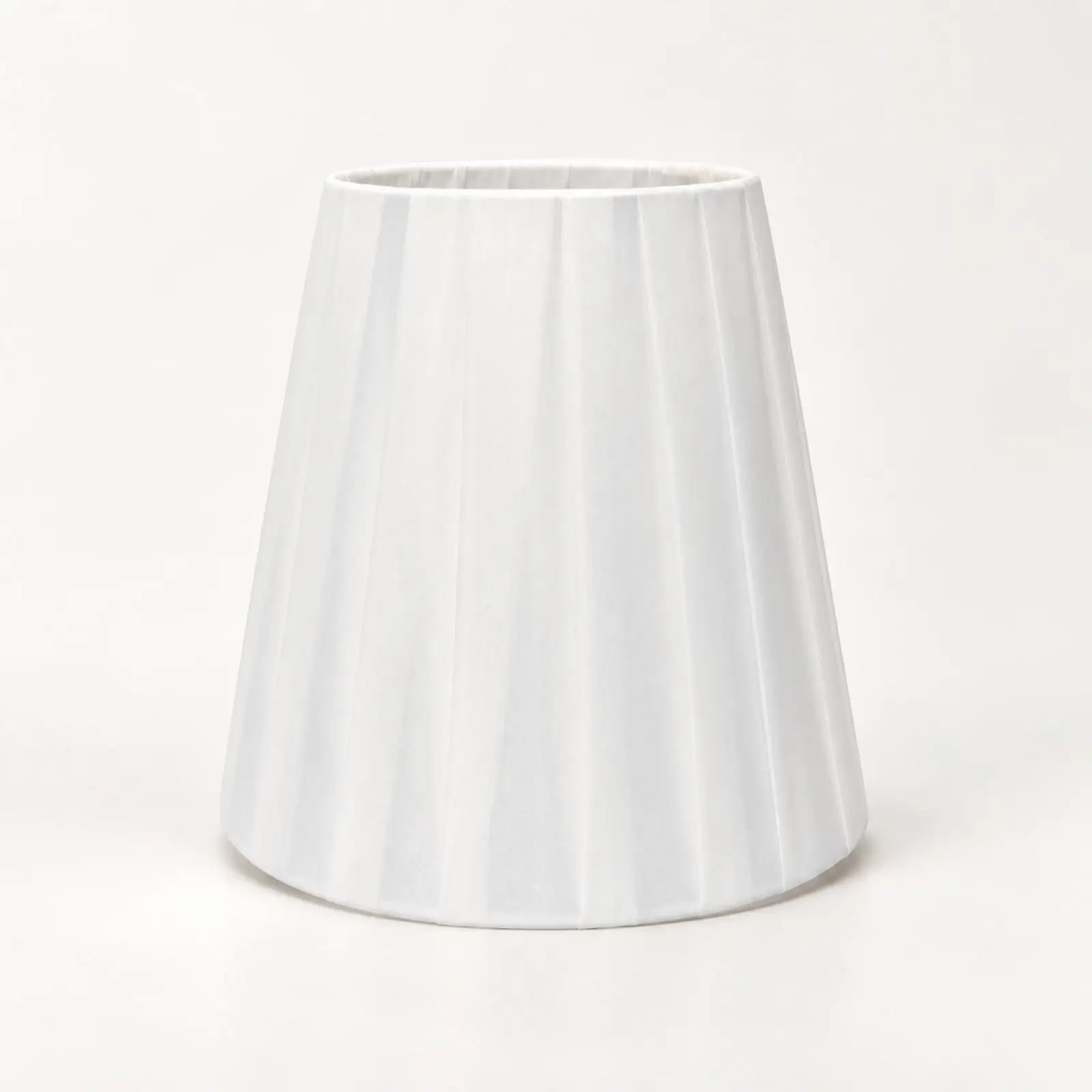 Pleated Fabric Wrapped Lampshade for Bulb Clip on Small Pendant Light Cover Cozy Home Decor