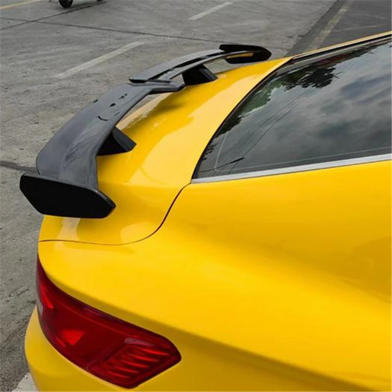 Sport Style For Hyundai Elantra 7th CN7 Spoiler 2021 - 2023 ABS Material Carbon Look Car Rear Trunk Wing Accessories Body Kit