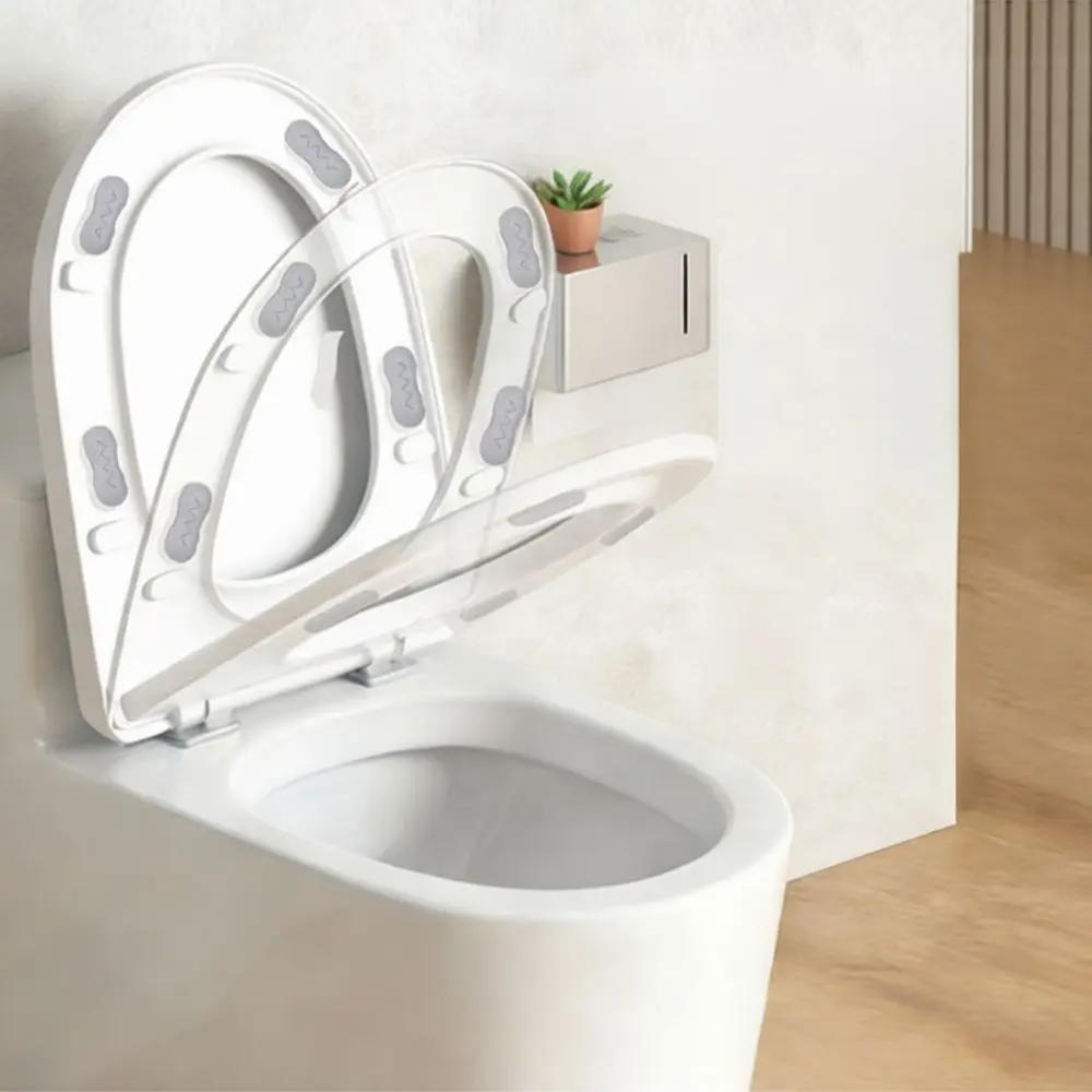 ABS Toilet Seat Heightening Pad Silent Closing Damper Accessory For For LSCOLO Standard Commode Lid Easy Replacement
