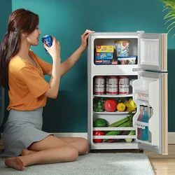 household use new Small refrigerator , small dormitory rental, mini energy-saving office, double door refrigerator