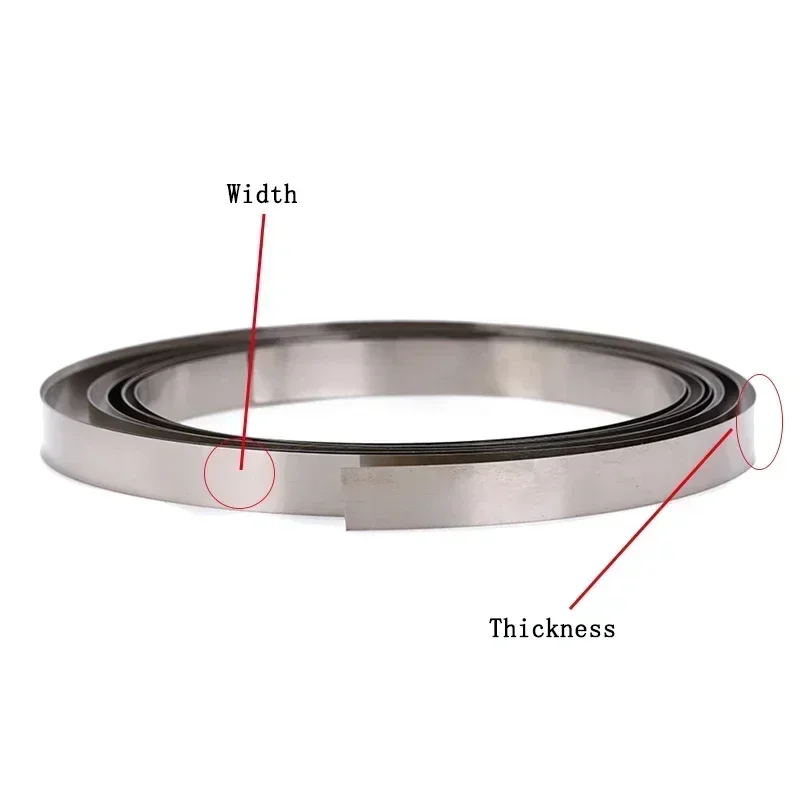 5M 8/10/15mm x 0.15/0.2mm Nickel Plated Strip Tape for Li 18650 Battery Spot Welding Compatible For Spot Welder Machine