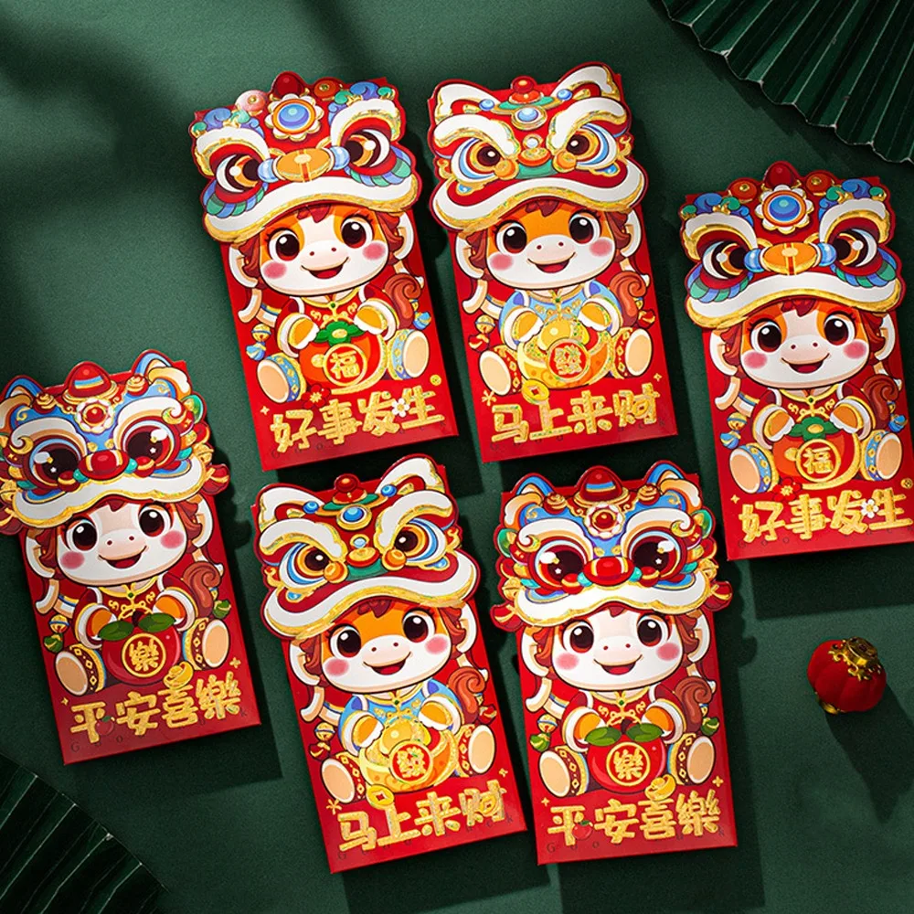 6Pcs Cartoon New Ye… - image