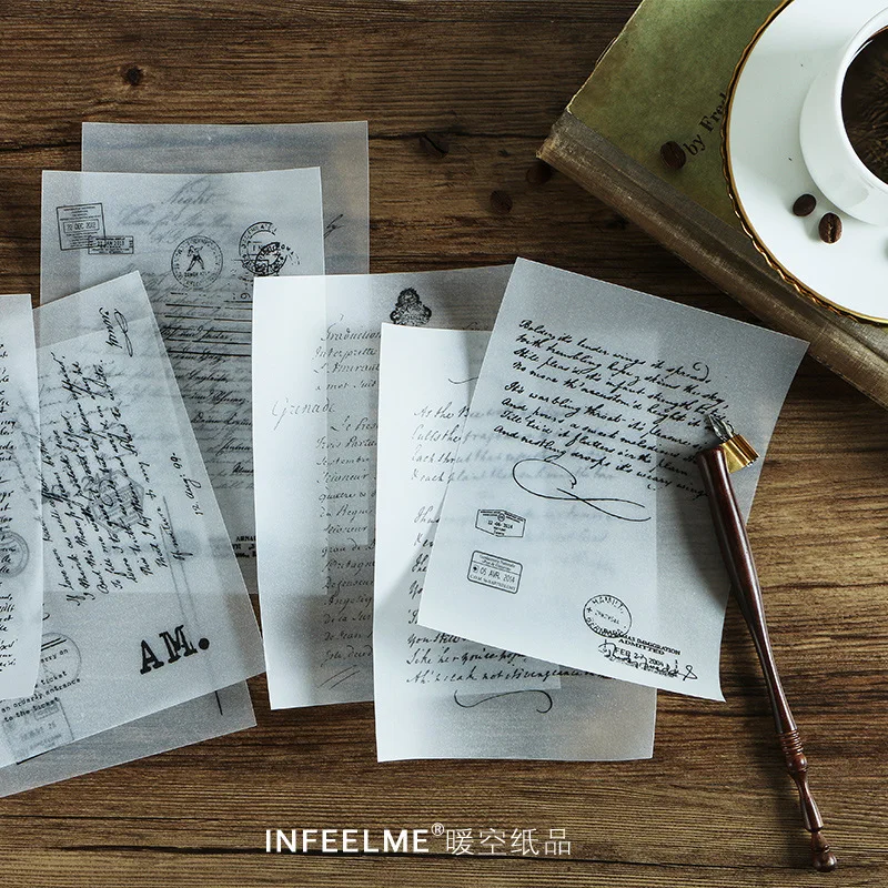 

8sheets Vintage Plant Material Papers DIY Decoration Scrapbooking Stationery Stickers Planner Diary Album Collage Craft Paper