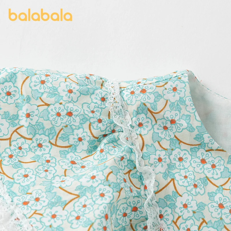 Balabala-Barboteuse pour bébés filles, vêtements d'été pour nourrissons, grenouillères, olympiques, tenues douces, fraîches et artistiques, nouvelle collection 2024