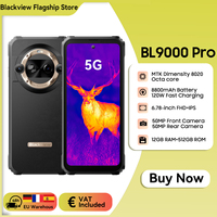 Blackview BL9000 Pro 6.78inch 5G Rugged Smartphone 2.4K FHD 36GB(12+24) 512GB FLIR 8800mAh 120W Android 14 Mobile Phone NFC