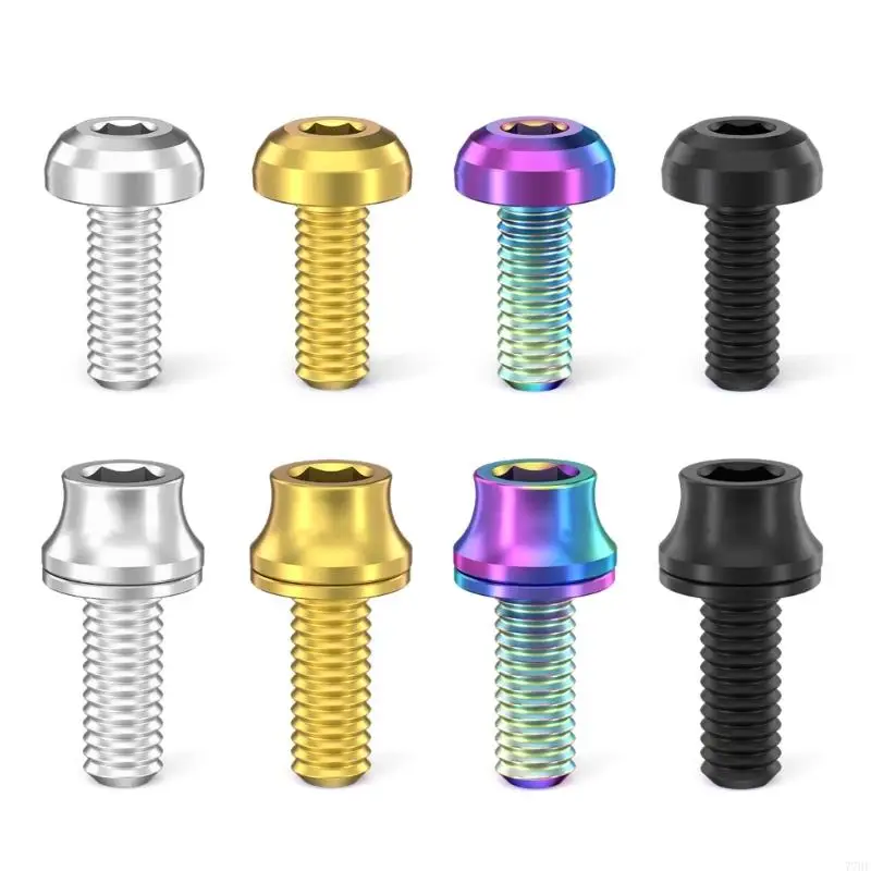 

77HF M5x12mm Screws Bolts For Water Bottle Cage Lightweight And Rust Resistant Design For Cyclists Secure Bike Mounting
