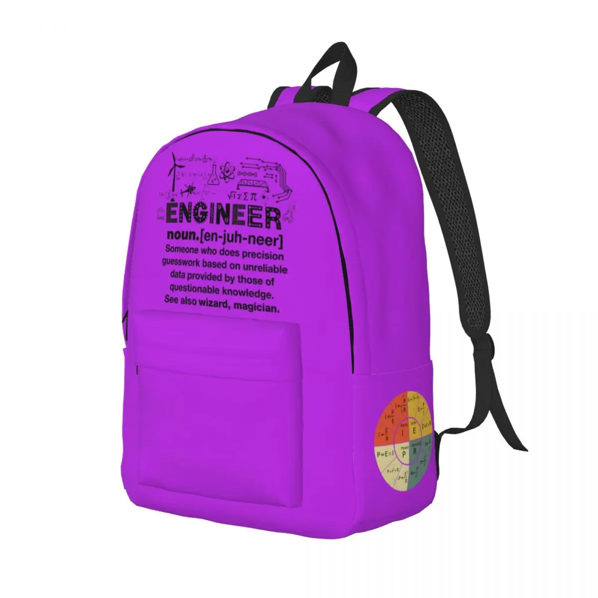 Ohms Law Diagram Kindergarten Bag Electrical Engineer For Men Kid Daily Hiking For Gifts Retro Washable Kindergarten Bag