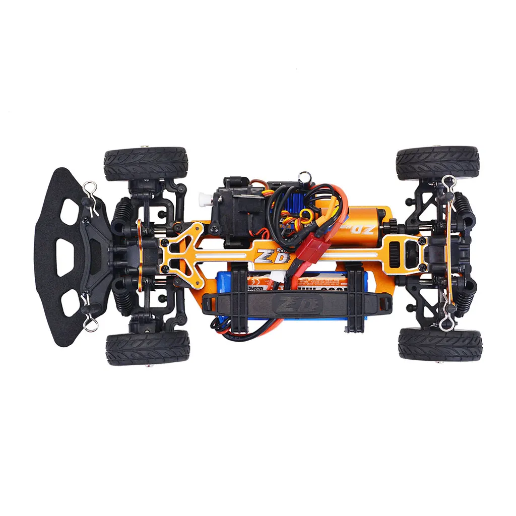 リモコン付き電動カーブラシ,zdレースカー,1/16 s16 rc,高速,2.4ghz,50km/h,LED rc