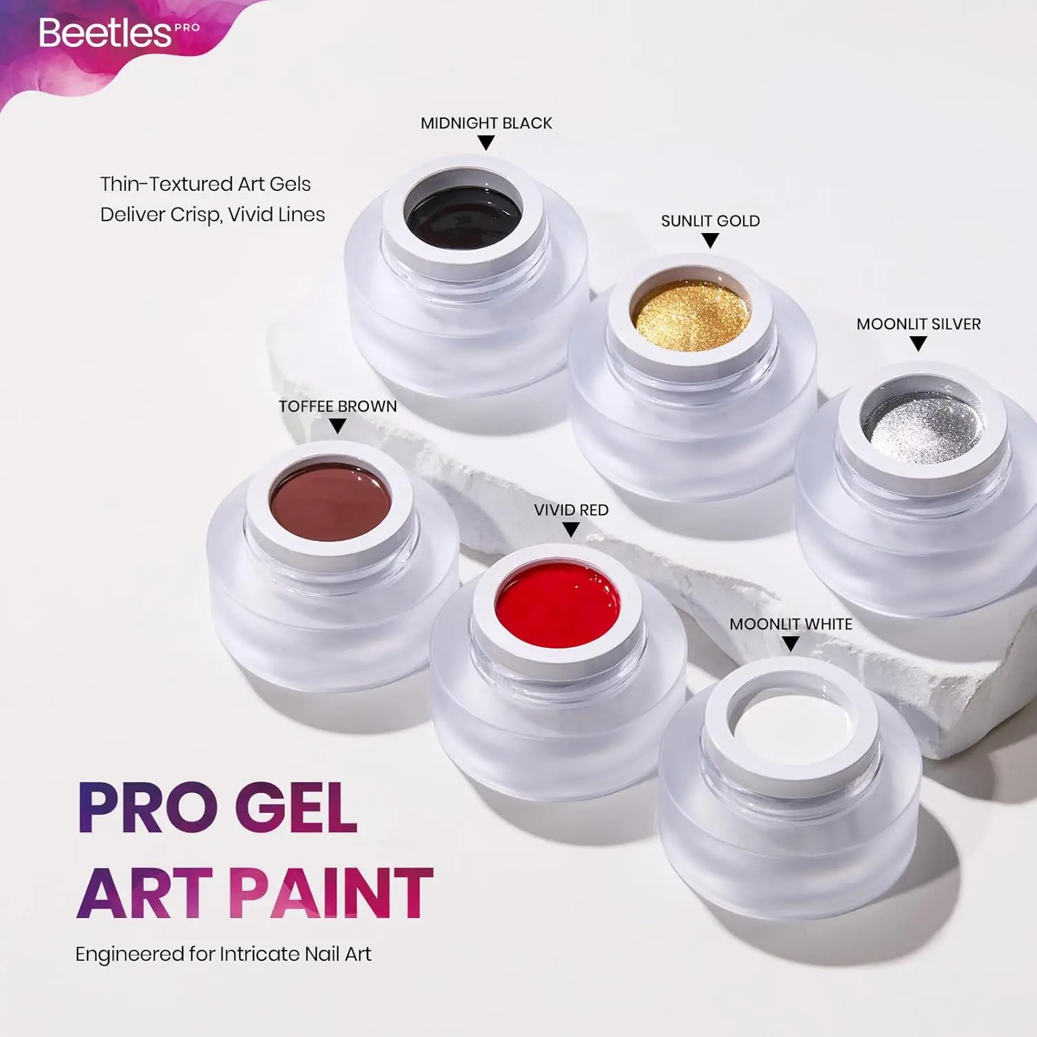 Professional Gel Polish Kit with 18 Colors, Base & Top Coats, Nail Tools, UV Lamp for Salon Use