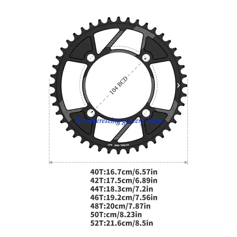 652D Mountainbike Kettenblatt Fahrräder 104BCD Kurbel Kettenblatt Fahrräder Teile – Detail 6