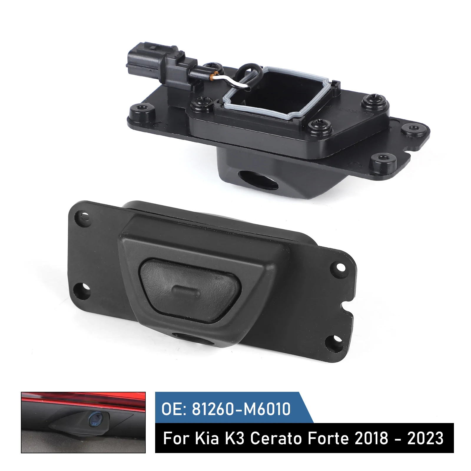 

Tailgate Switch For Kia K3 Cerato Forte 2018 - 2023 81260M6010 Rear Trunk Handle Release Button Replacement kit 1PC 81260-M6010
