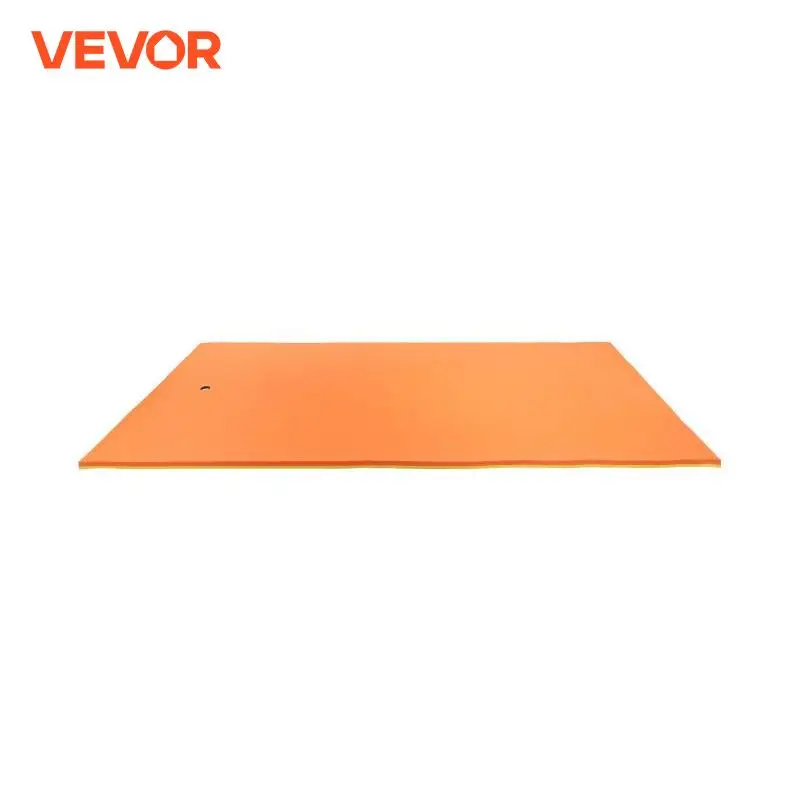 VEVOR  Large Floating Water Pad 3Layer Floating DockThick Tear Resistant XPE Foam Raft Floating Island for Lake Pool and Boating