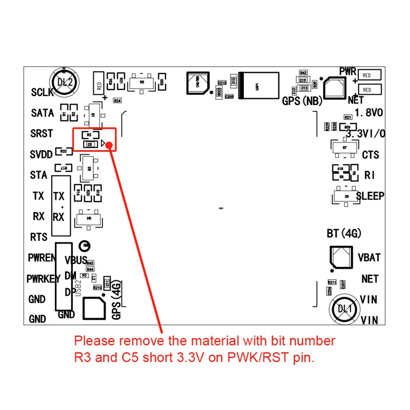 SIMcom SIM7672E SIM7672E-MGNV SIM7672E-LNGV Core Board , Qualcomm chip, support Data+GNSS(optional) without voice
