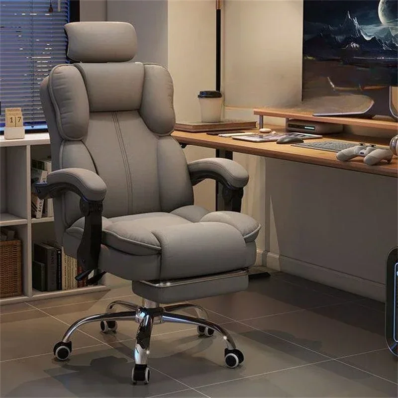#European Ergonomic Office Chairs Bedroom Gaming Armchair Home Back Computer Chair Reclining Desk Chair Creative Office Furnitur
