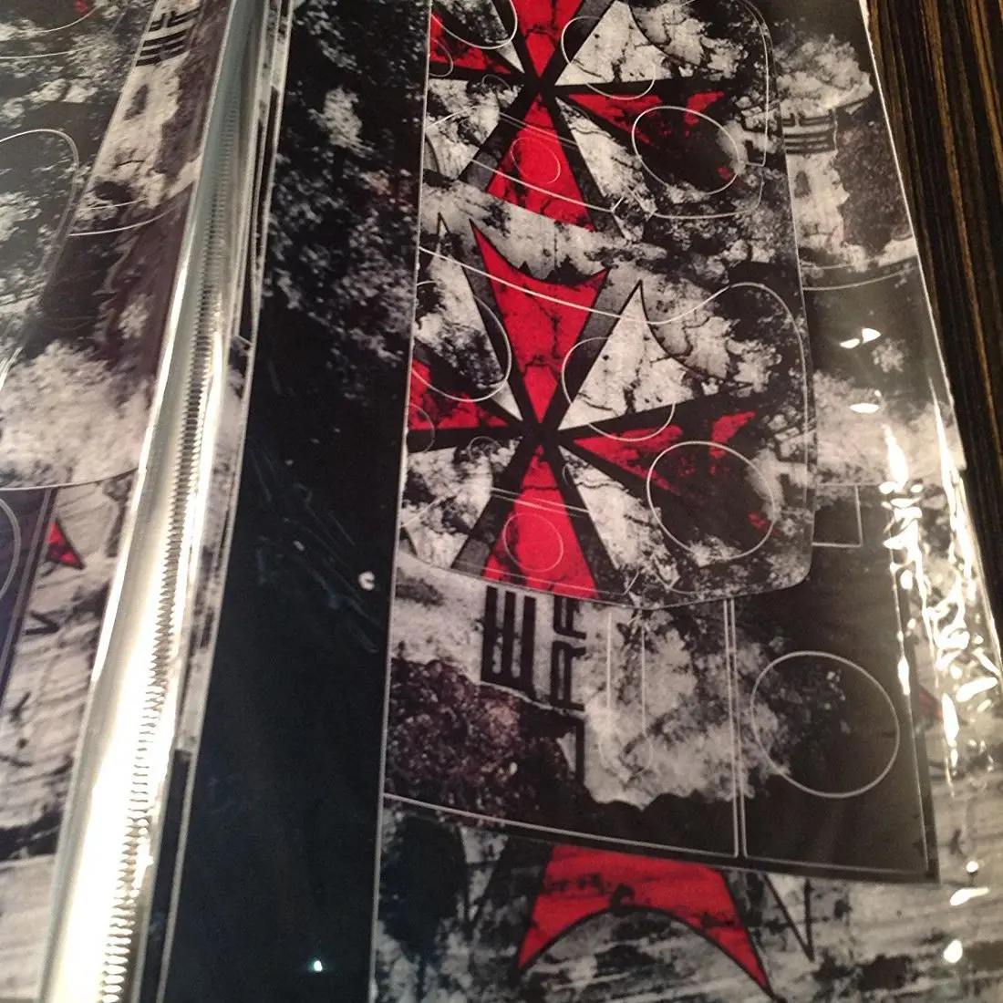 ملصق جلد صائق أحمر متقاطع ، واقي لوحدة تحكم XBOX ONE