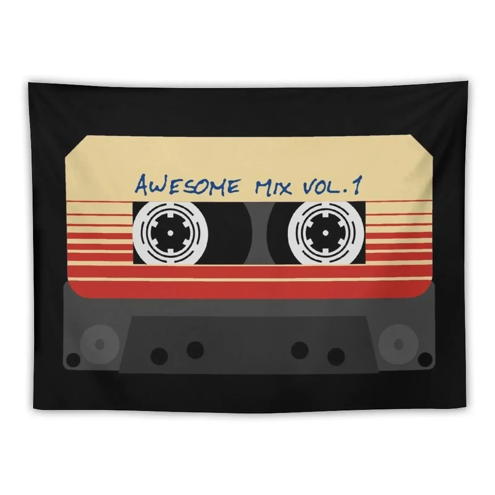 

Awesome Mixtape Vol 1, Tape, Music, Retro Tapestry For Bedroom Bed Room Decoration Tapestry