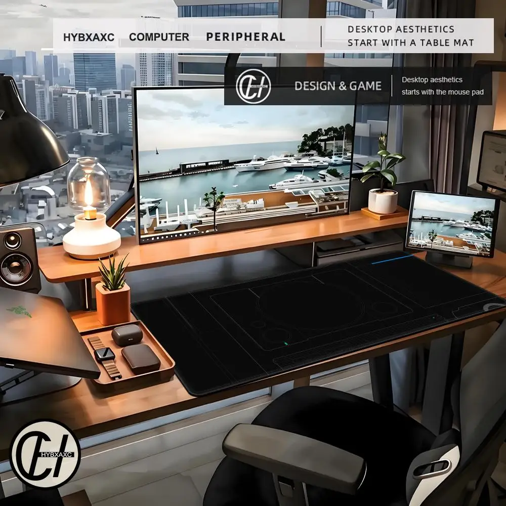 وحدات تحكم ألعاب الفيديو لوحة الماوس لطيف HD لوحة مكتب تمديد الألعاب لوحة المفاتيح الحصير كبيرة 90x40 سنتيمتر XXL ألعاب ماوس #2