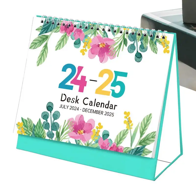 Work And Home Desk Calendar Aesthetic Calendar For Desk Top Calendar 8x 7inch Desktop Calendar Monthly Standing Calendar July