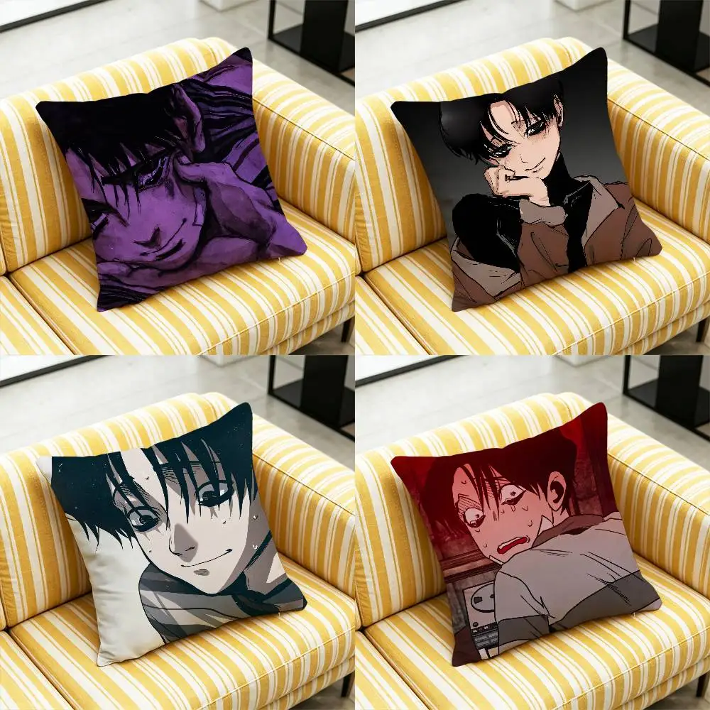 For Killing Stalking Oh Sangwoo Yoon Bum Throw Pillow Case Cover Custom Decorative Pillowcase Cushion Decor Fans Gift