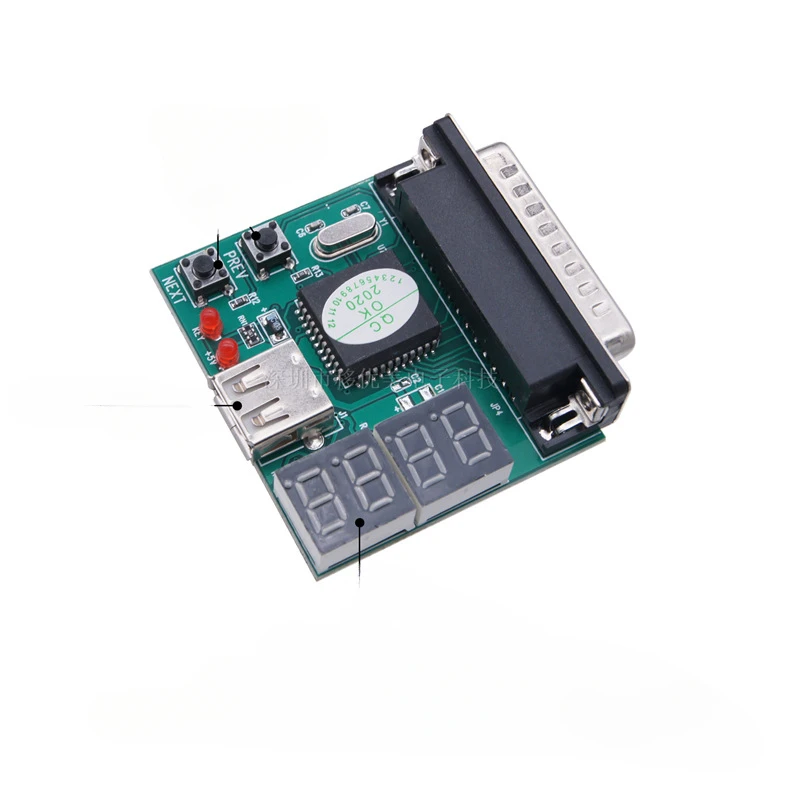 Computer Fault Test Card Motherboard Diagnostic Card Notebook Four-bit Detection USB Power Supply Error Detection