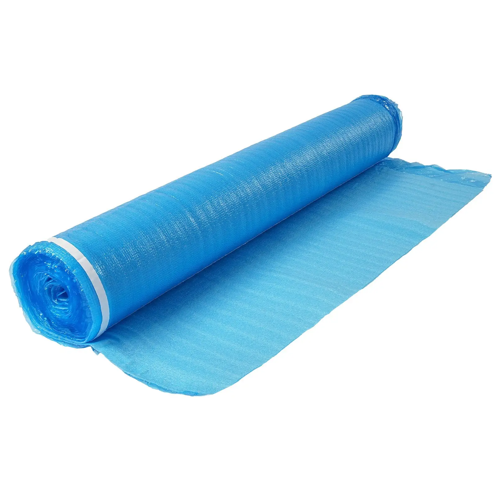 Base para Piso de 600 m² Alfombrilla de Aislamiento Acústico y Reducción de Ruido de Espuma EPE de Alta Resistencia, 3 en 1, 2 mm de Grosor, con Cinta y Barrera de Vapor, para Madera Laminada (6 Rollos x 100 m²) pies)