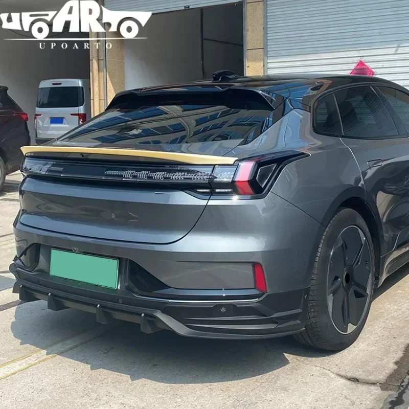 Achterste auto spoilers ABS plastic auto mid wing achter spoiler midden spoiler voor Geely Zeekr 001 2021 2022
