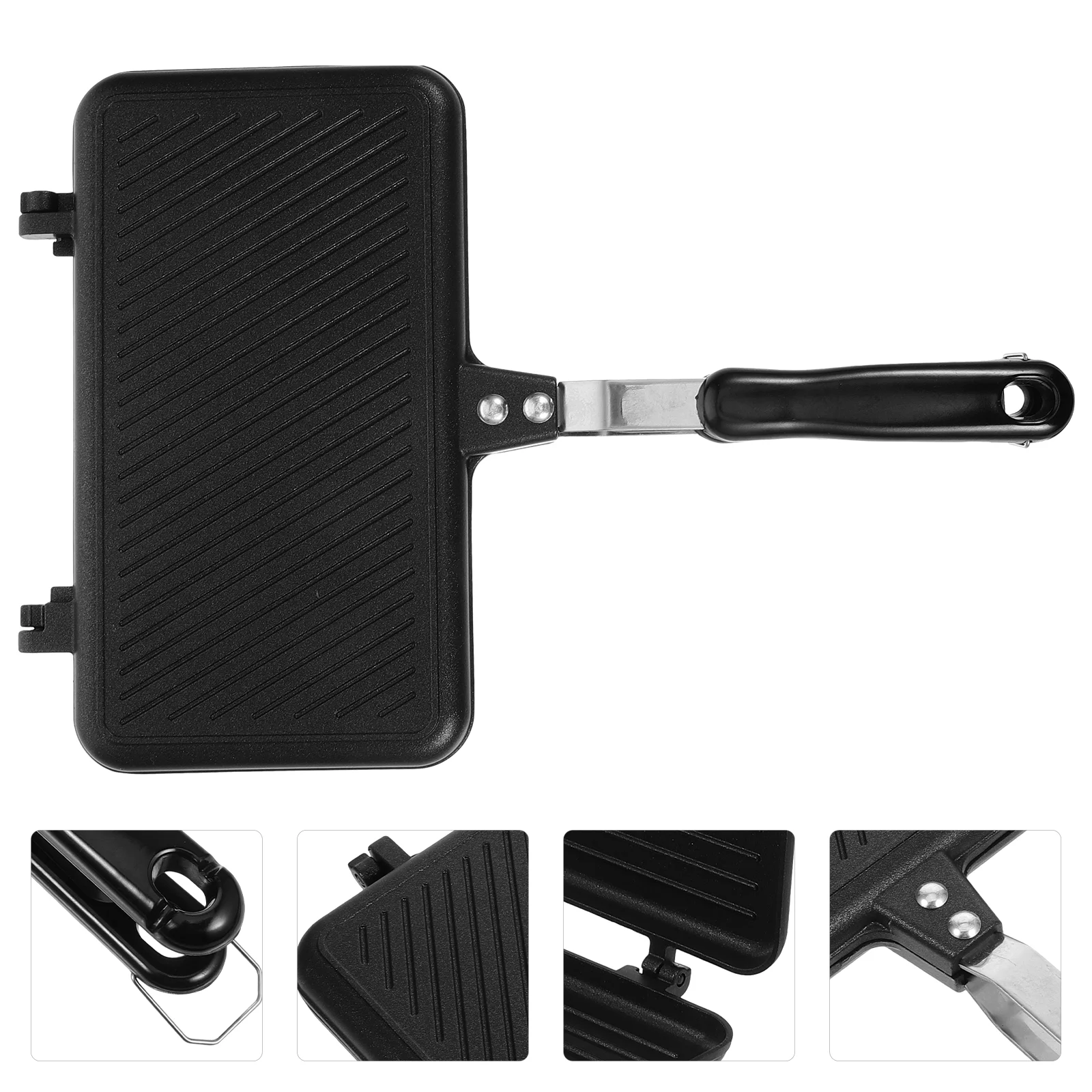 

Frying Pan Double Sided Household Baking Tool Grill Sandwich Makers Non Stick Pans