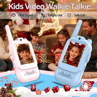2PCS AIRITON JK200 Walkie Talkie for Kids with Video Rechargeable Clear Sound Voice Changer Long Range Gift for Children