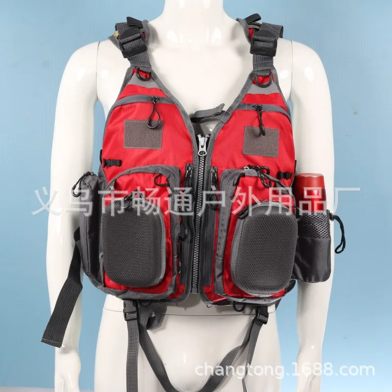 

Adjustable Fly Fishing Vest Breathable Outdoor Gear for Hiking Cycling Swimming