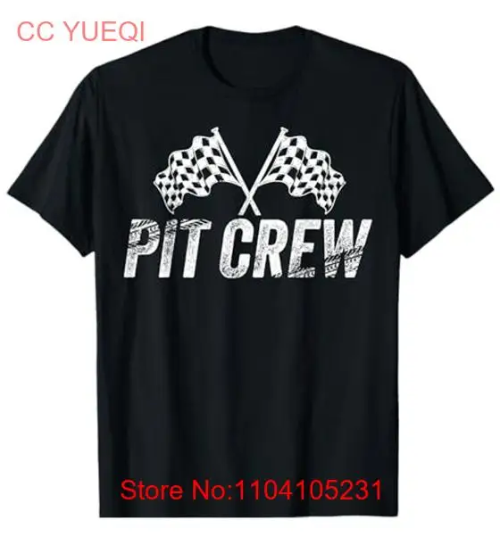 NEW LIMITED Funny Race Track Pit Crew Racing Mechanic Car Parties T-Shirt