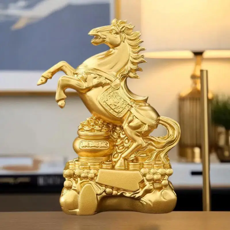 Lovably Funny Brass Horse & Monkey Key Chain, A Perfect Decorative Accent for Office & Home