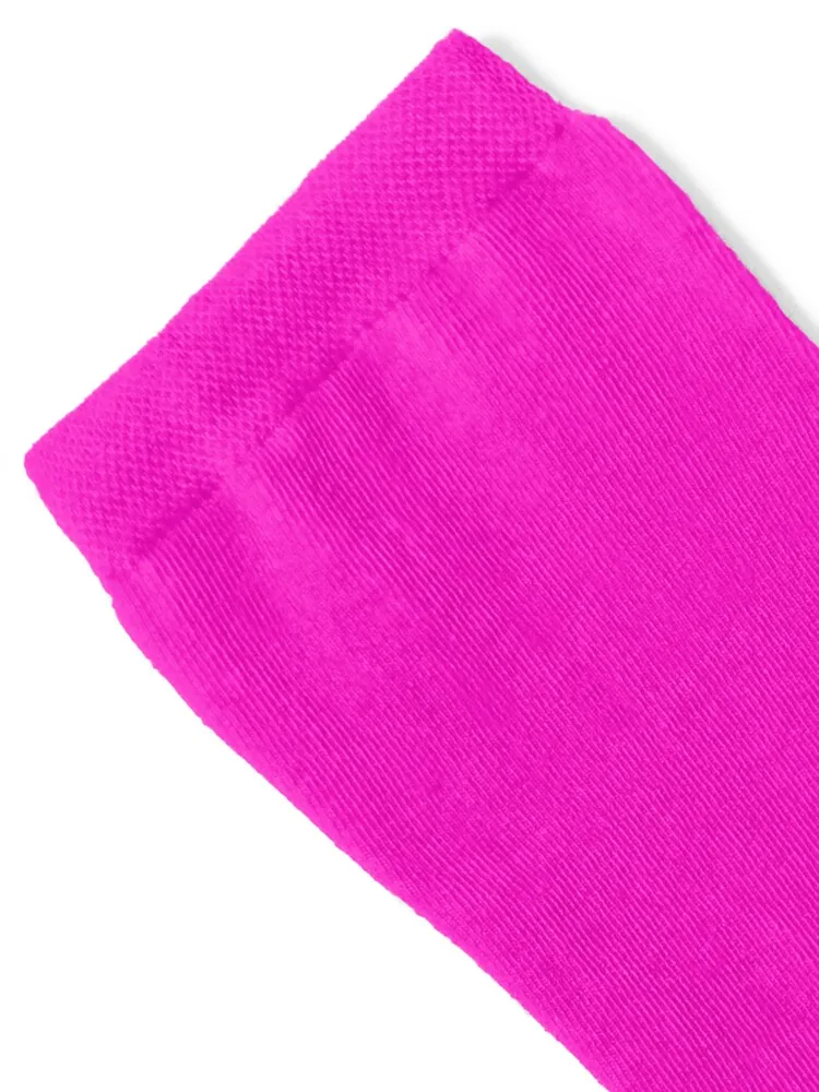 Plain shocking pink color Socks funny sock warm winter Socks Female Men's