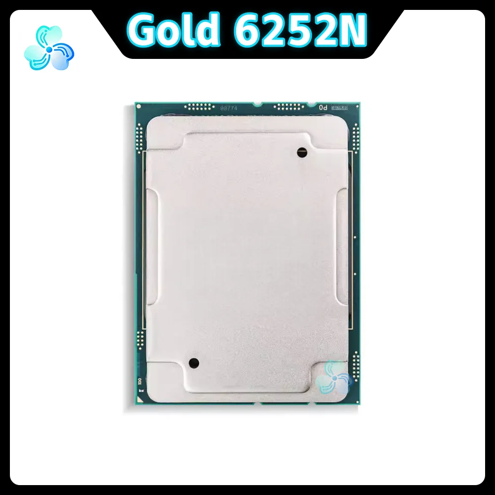 Xeon Gold 6252N CPU SRFPQ 2.30GHz 24-Cores 48-Thread 35.75MB 150W LGA3647 CPU Processor for Server Motherboard GOLD6252N
